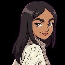 Cartoon portrait of Riya
